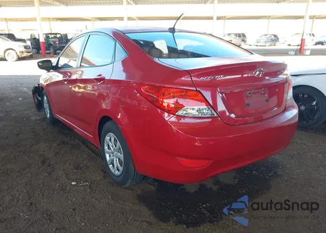2014 Hyundai Accent Gls z USA, uszkodzony, nr VIN KMHCT4AE0EU714406